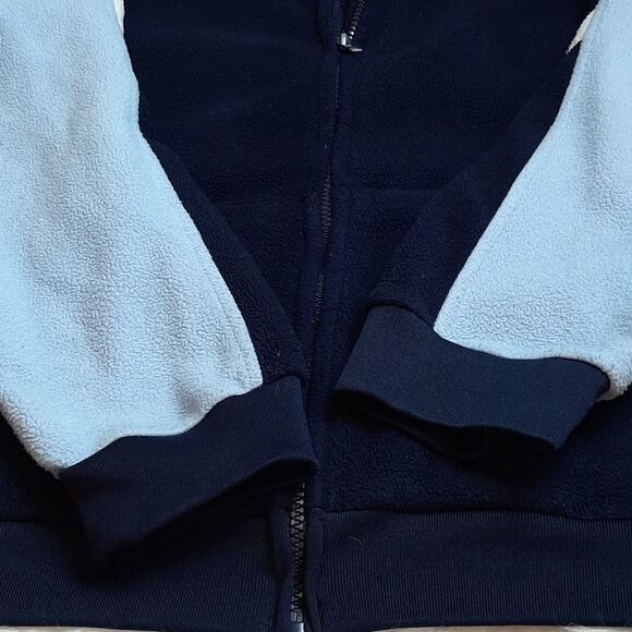 ATHLETIC TECH‎  SweatShirt Hoodies  Blue White Fleece Active L - Picture 6 of 7